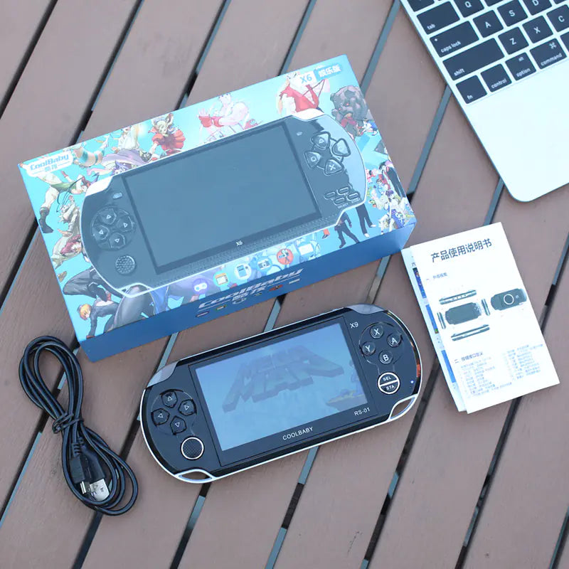 CoolKid Retro Handheld Game Console – 3000+ Built-In Games, 4.3" Screen- Retro GBA
