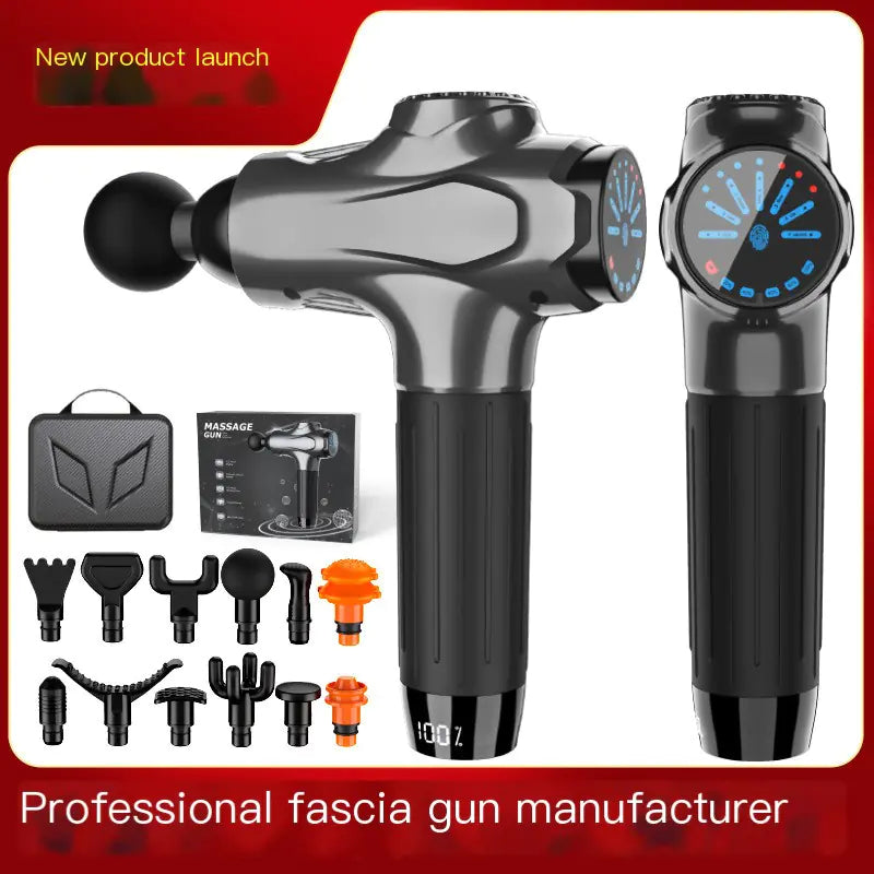 Deep Tissue Muscle Massage Gun with 6 Speed Settings & Quiet Motor Gun for Fitness