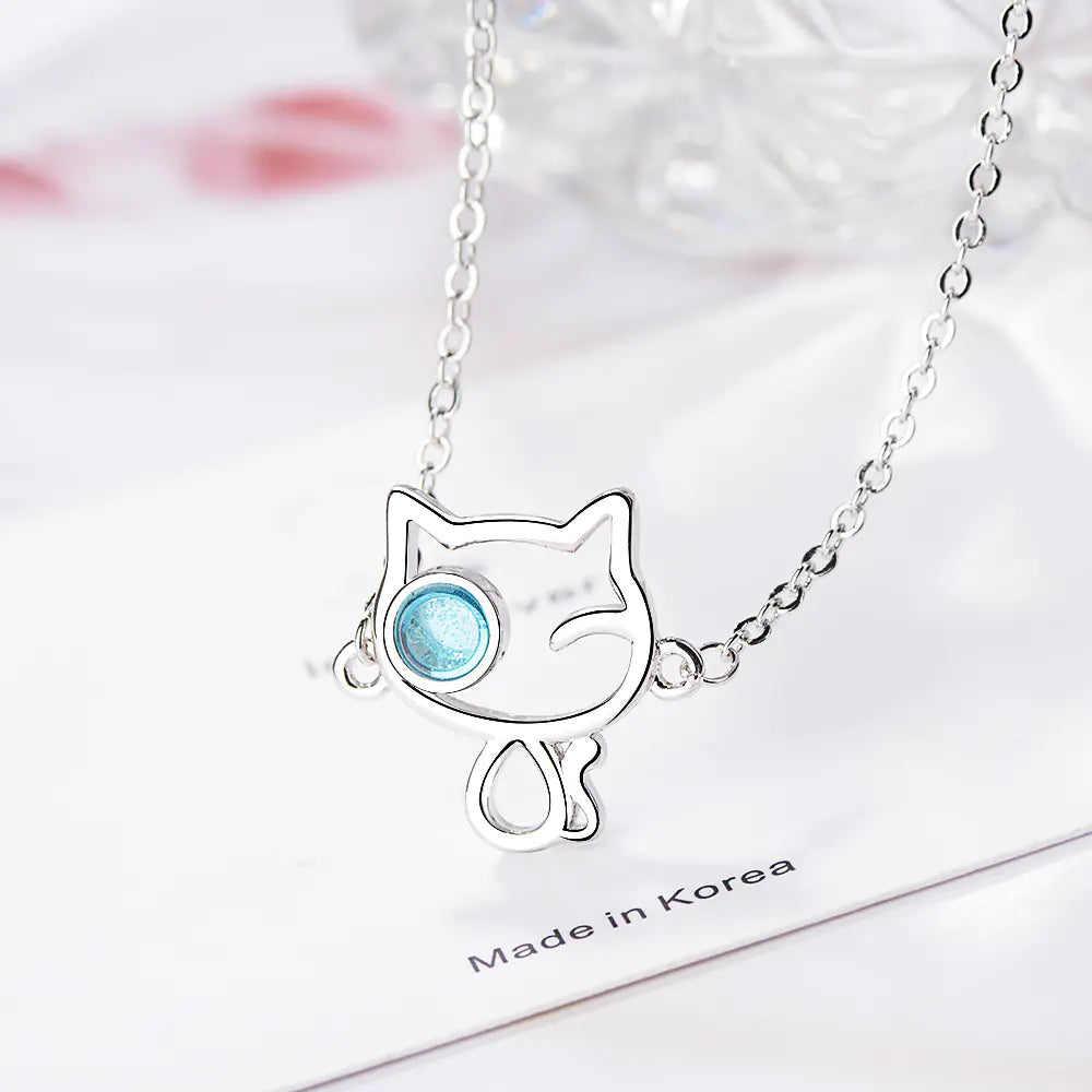 Blue Artificial Crystal Sen Series Bracelet