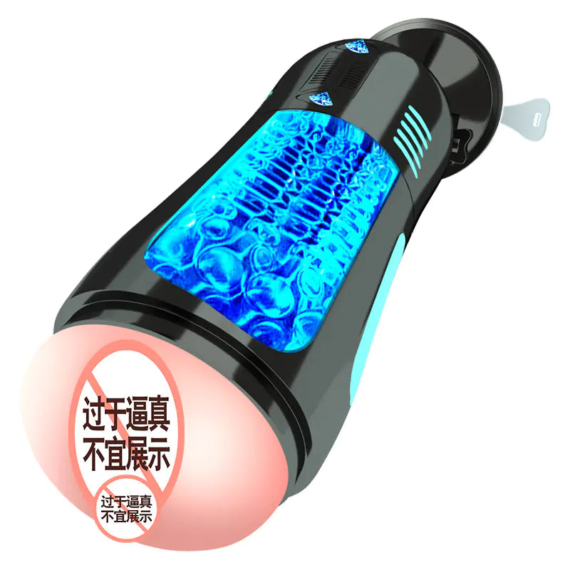 Dual-Channel Male Pleasure Device – Hands-Free Design
