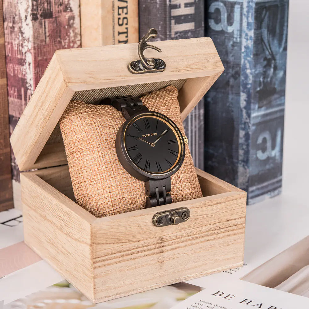 BOBO BIRD Natural Wood Watch – Minimalist Eco Design with Japanese Movement