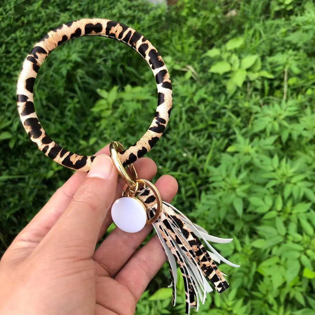 Colorful Tassel Leather Bracelet – Adjustable Unisex Wristband – Gift Ready