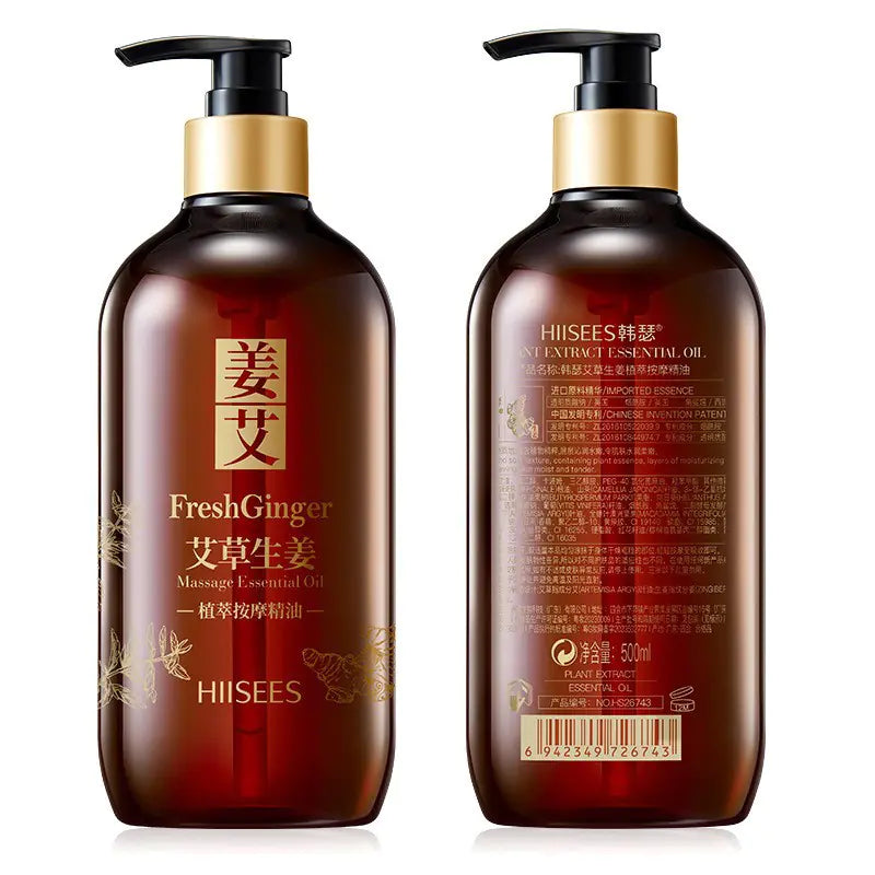 Ginger Body Oil – 500ml | Soothing Massage & Moisturizing Treatment