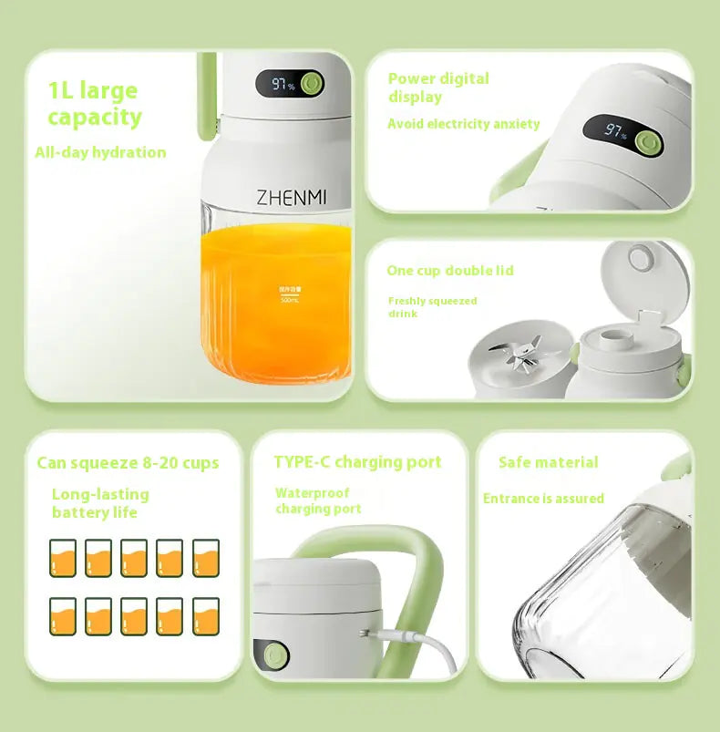 High-Power Portable Juicer – M2 Wellness