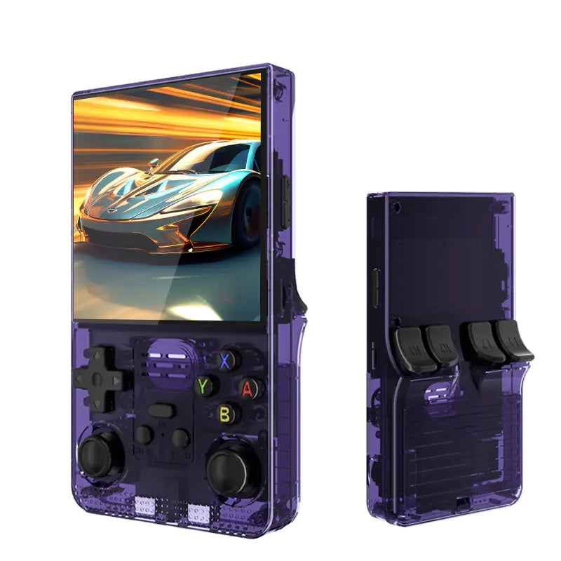 Retro Handheld Game Console – Built-In Classic Games, Rechargeable, 3” Display