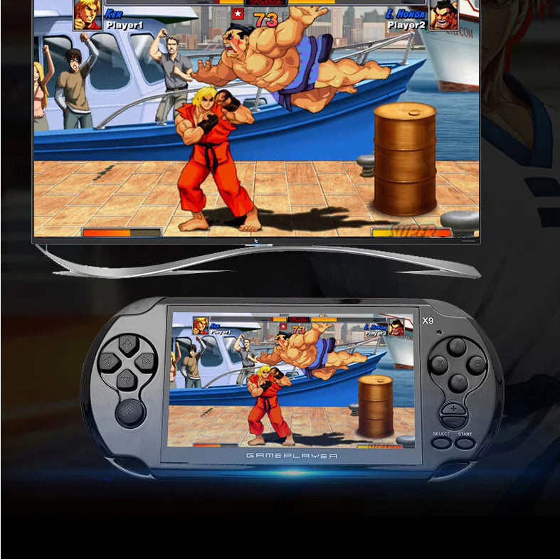 CoolKid Retro Handheld Game Console – 3000+ Built-In Games, 4.3" Screen- Retro GBA
