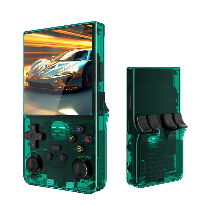 Retro Handheld Game Console – Built-In Classic Games, Rechargeable, 3” Display