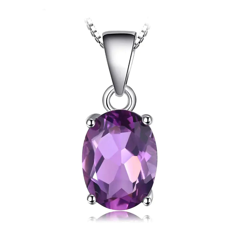 S925 Silver Topaz Zircon Necklace for Women