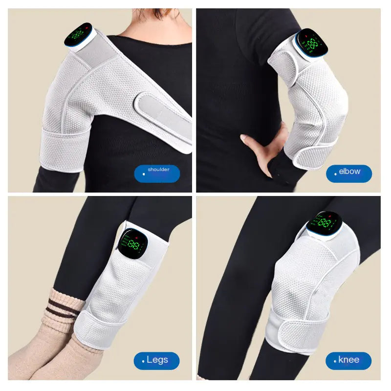 Electric Heated Knee Massager for Joint Pain Relief & Arthritis Therapy with Heat Therapy
