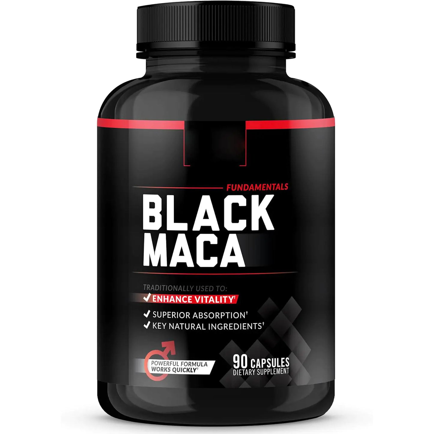 Black Maca Root Capsules for Men – Energy, Performance & Libido Booster