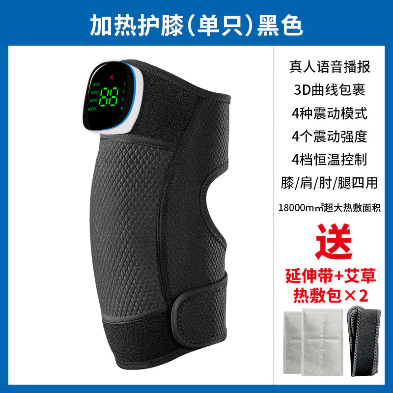Electric Heated Knee Massager for Joint Pain Relief & Arthritis Therapy with Heat Therapy