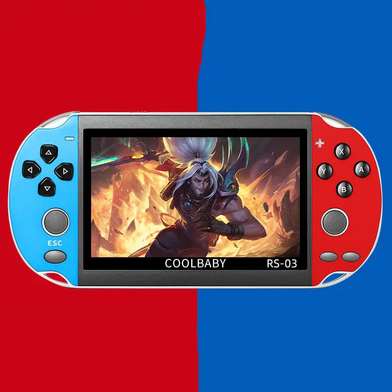 CoolKid Retro Handheld Game Console – 3000+ Built-In Games, 4.3" Screen- Retro GBA