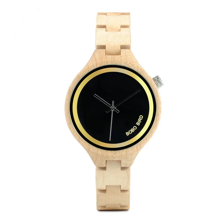 BOBO BIRD Natural Wood Watch – Minimalist Eco Design with Japanese Movement