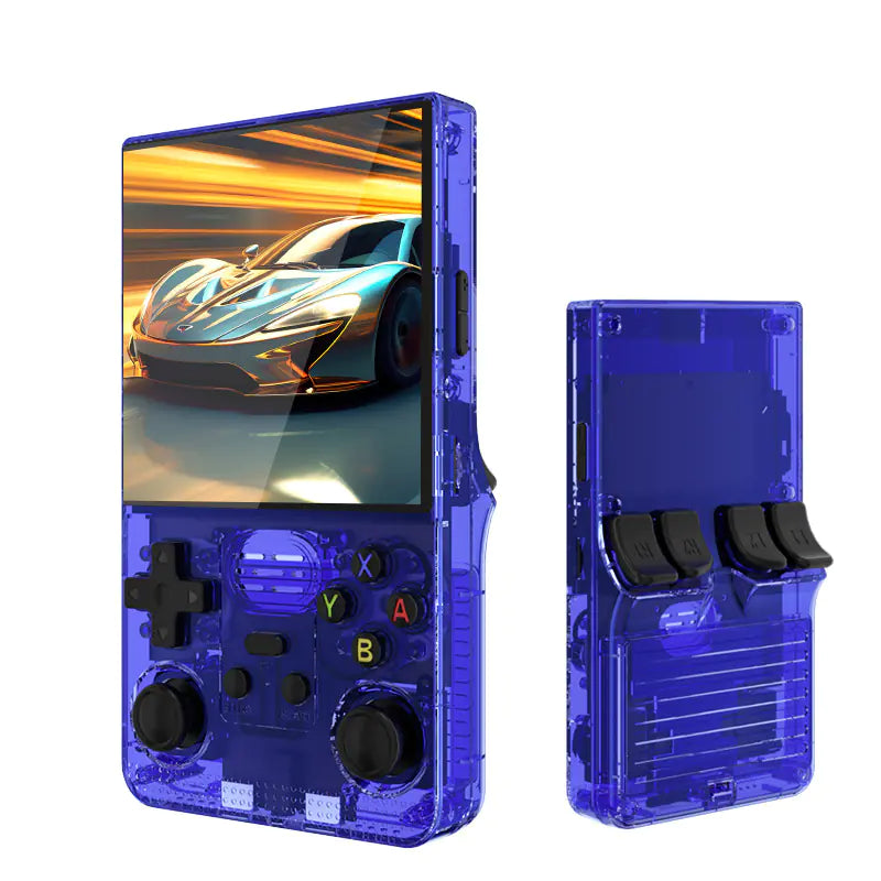 Retro Handheld Game Console – Built-In Classic Games, Rechargeable, 3” Display