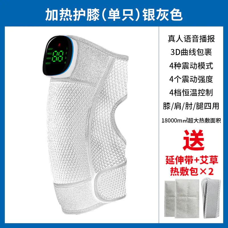 Electric Heated Knee Massager for Joint Pain Relief & Arthritis Therapy with Heat Therapy