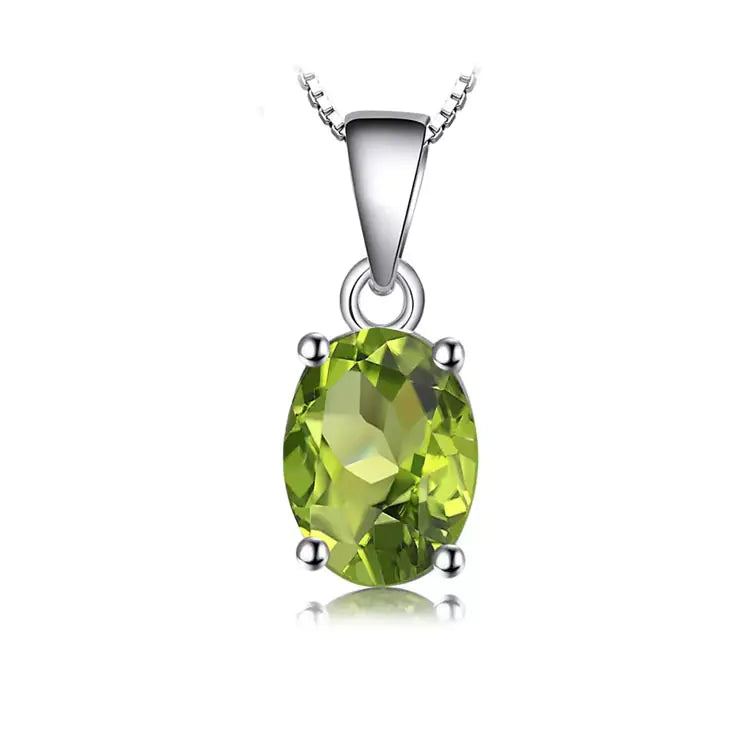 S925 Silver Topaz Zircon Necklace for Women
