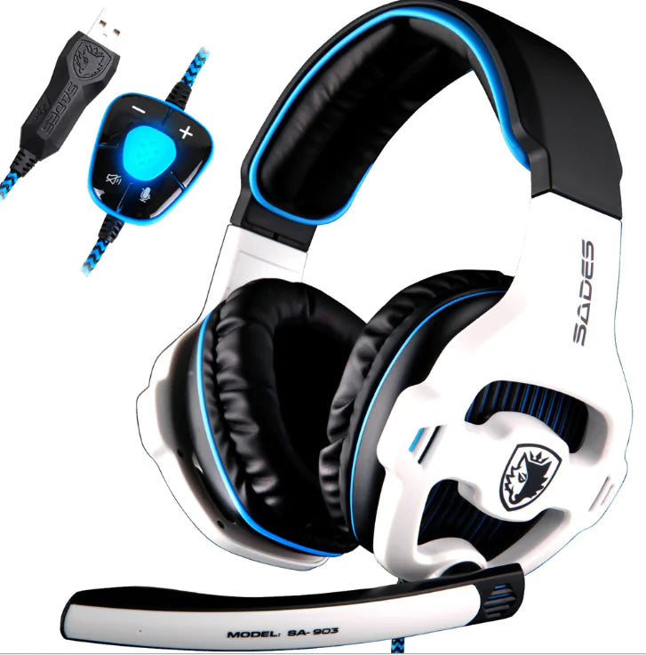 Over-Ear Gaming Headset with Noise Cancelling Mic
