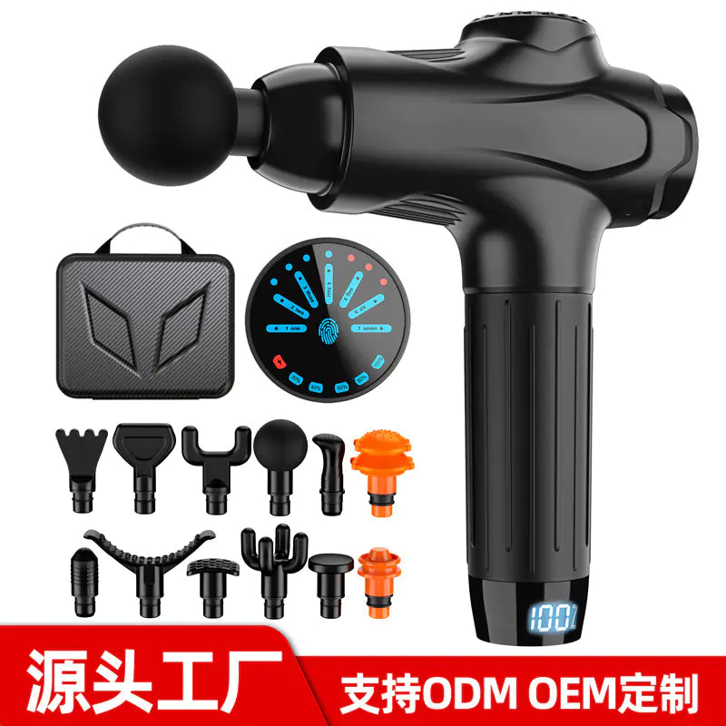 Deep Tissue Muscle Massage Gun with 6 Speed Settings & Quiet Motor Gun for Fitness