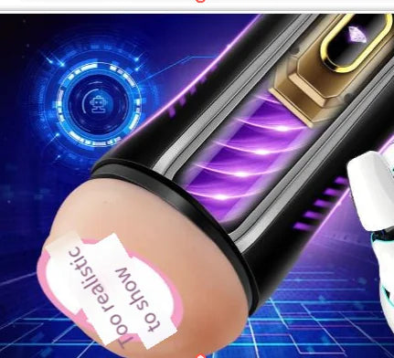 Dual-Channel Male Pleasure Device – Hands-Free Design