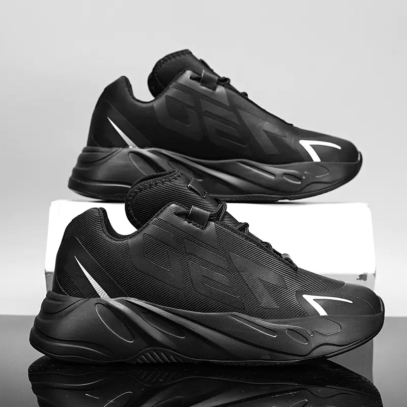 men's shoes, dad sneakers, chunky sneakers, black sneakers, streetwear, fashion shoes, zapatillas deportivas, suela gruesa, estilo urbano