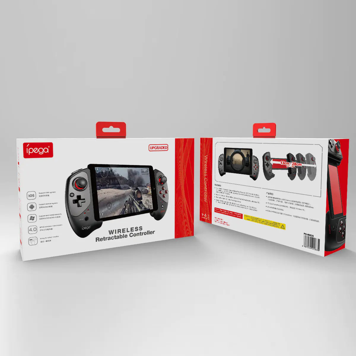 Telescopic Bluetooth Game Controller for Mobile Devices