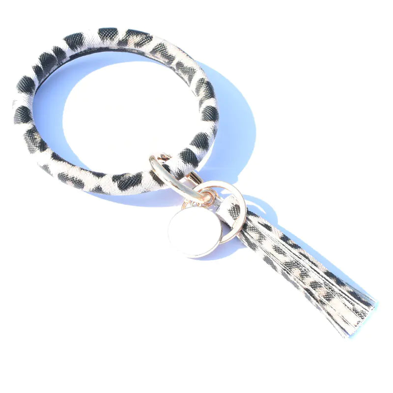 Colorful Tassel Leather Bracelet – Adjustable Unisex Wristband – Gift Ready