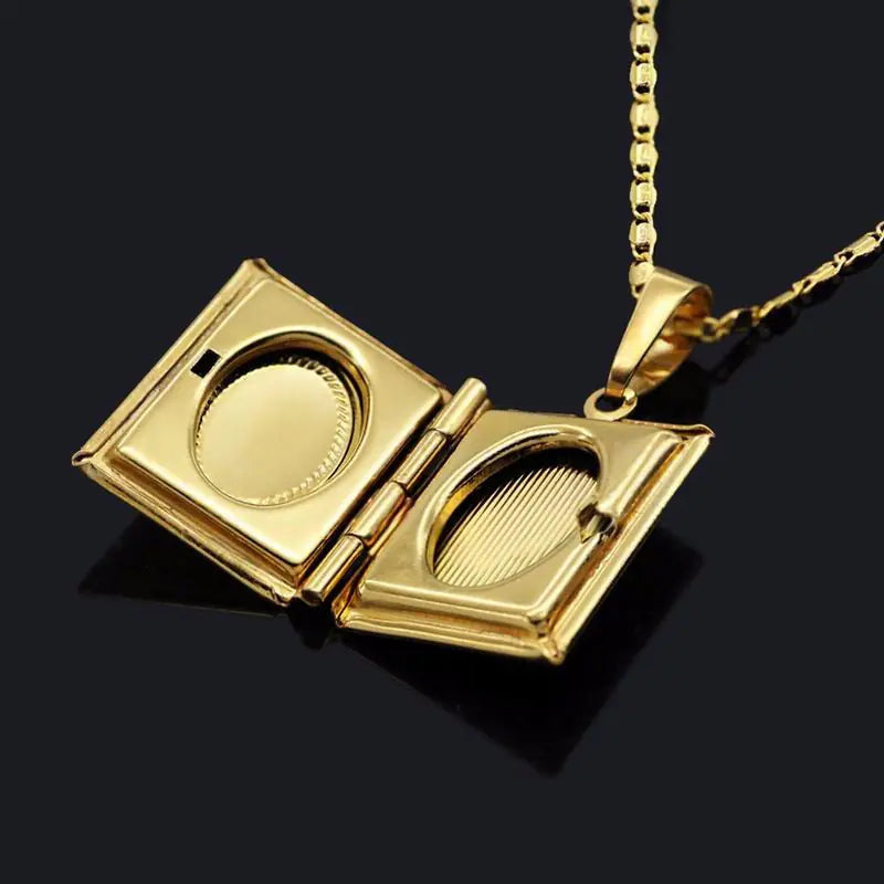 Muslim Necklace with Allah Totem in Pure Copper Frame