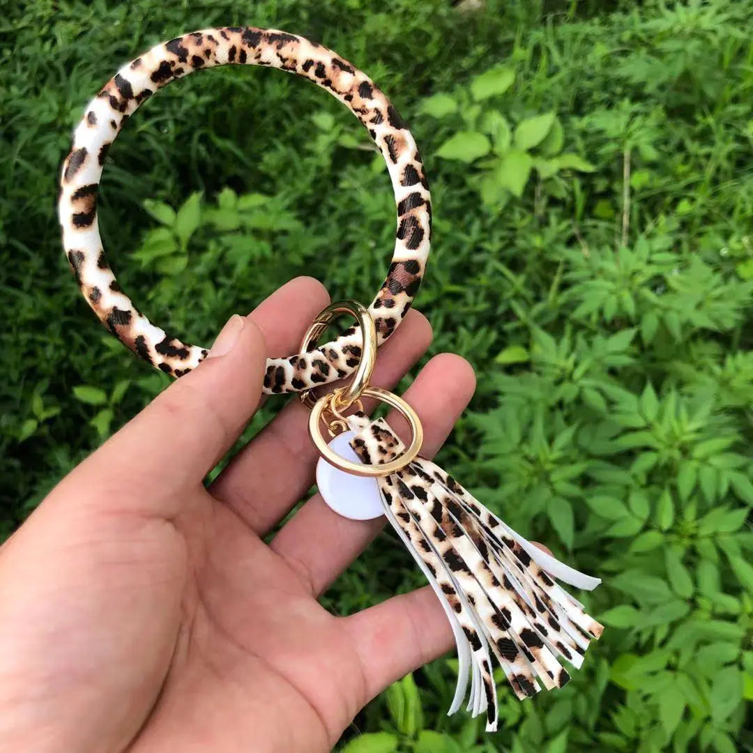 Colorful Tassel Leather Bracelet – Adjustable Unisex Wristband – Gift Ready