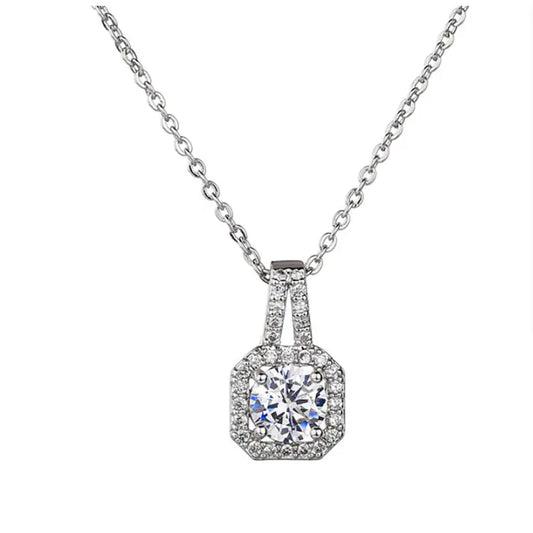 S925 Silver Pendant with Zirconia for Women