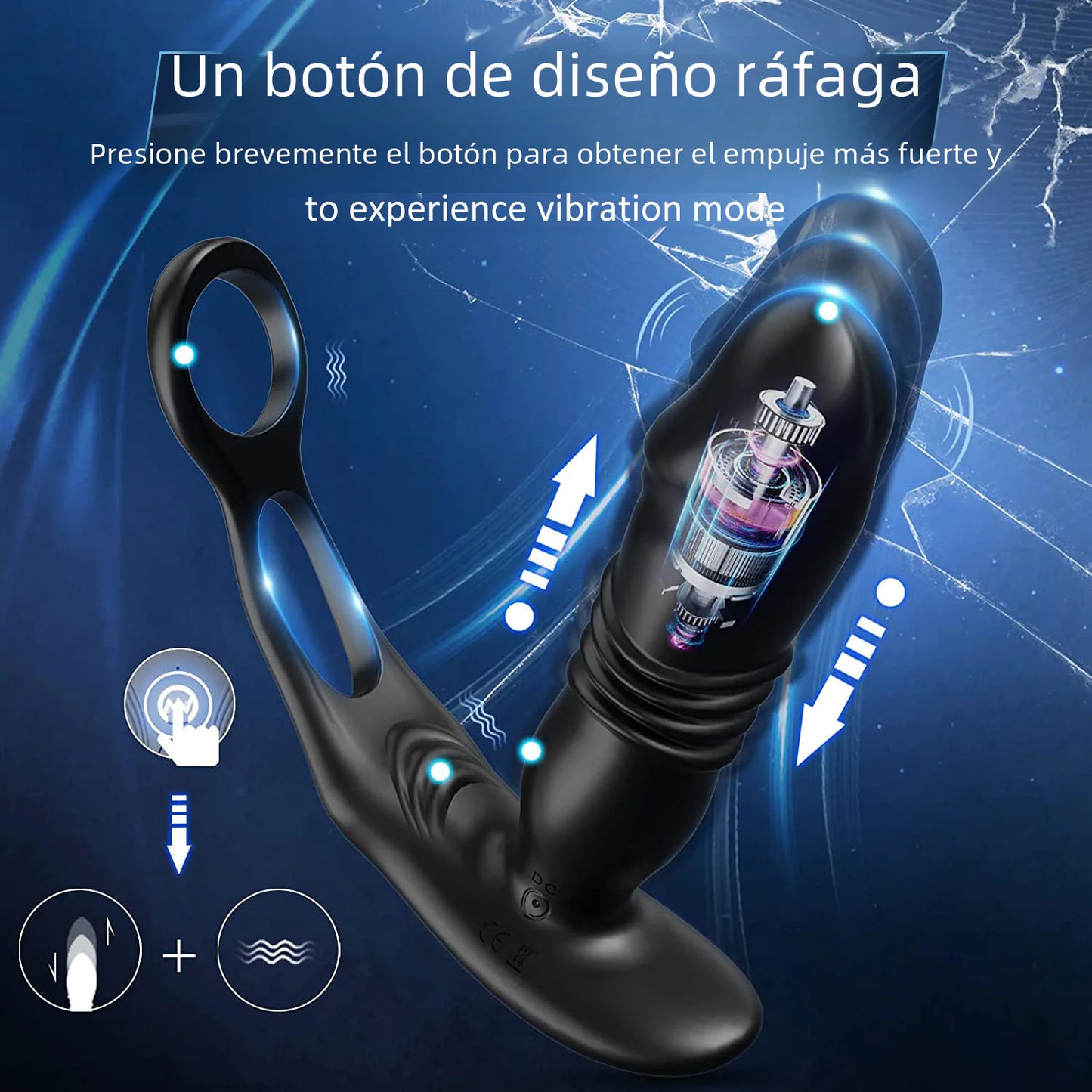 Remote-Control Dual Stimulator – App-Enabled Wellness Toy