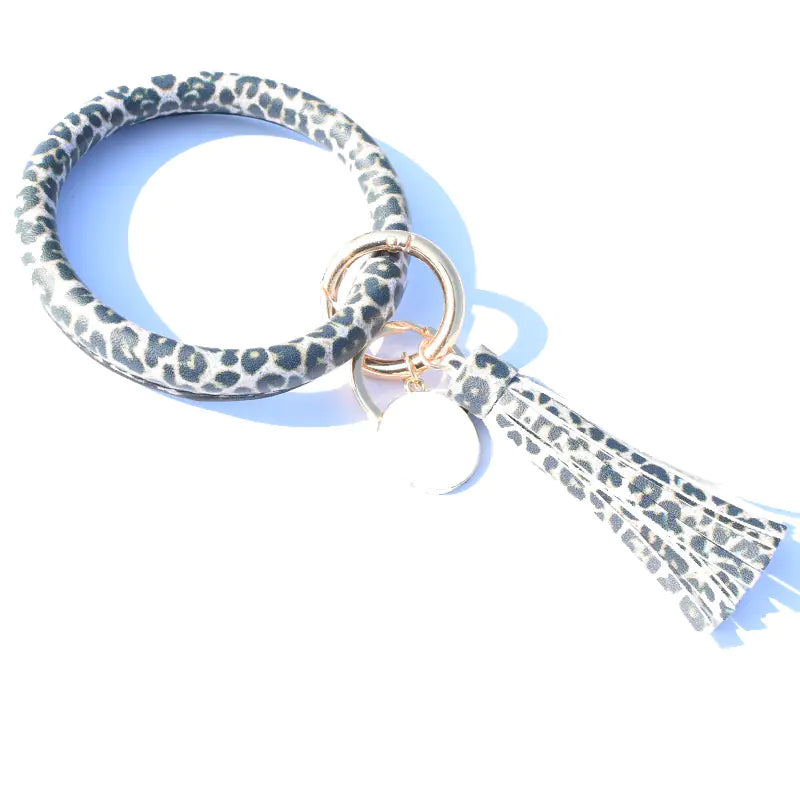 Colorful Tassel Leather Bracelet – Adjustable Unisex Wristband – Gift Ready
