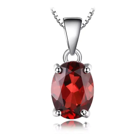 S925 Silver Topaz Zircon Necklace for Women