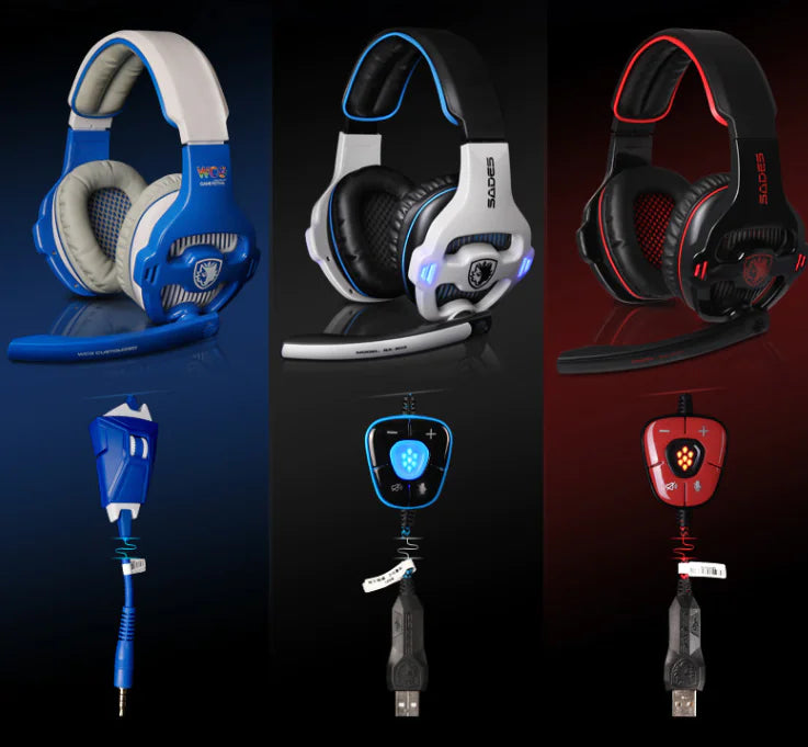 Over-Ear Gaming Headset with Noise Cancelling Mic