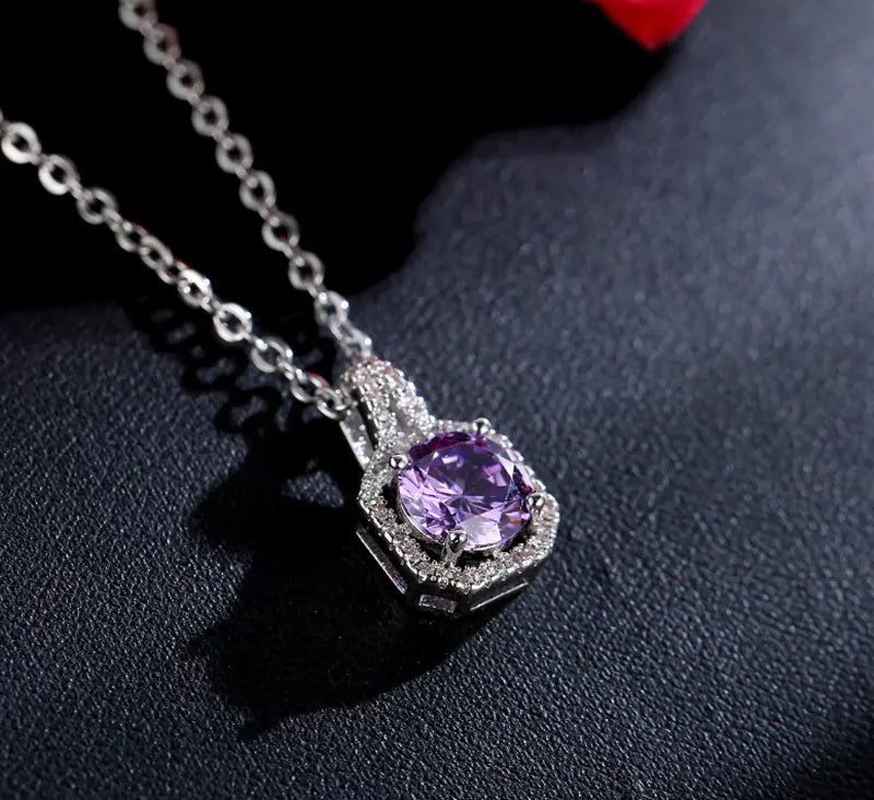 S925 Silver Pendant with Zirconia for Women
