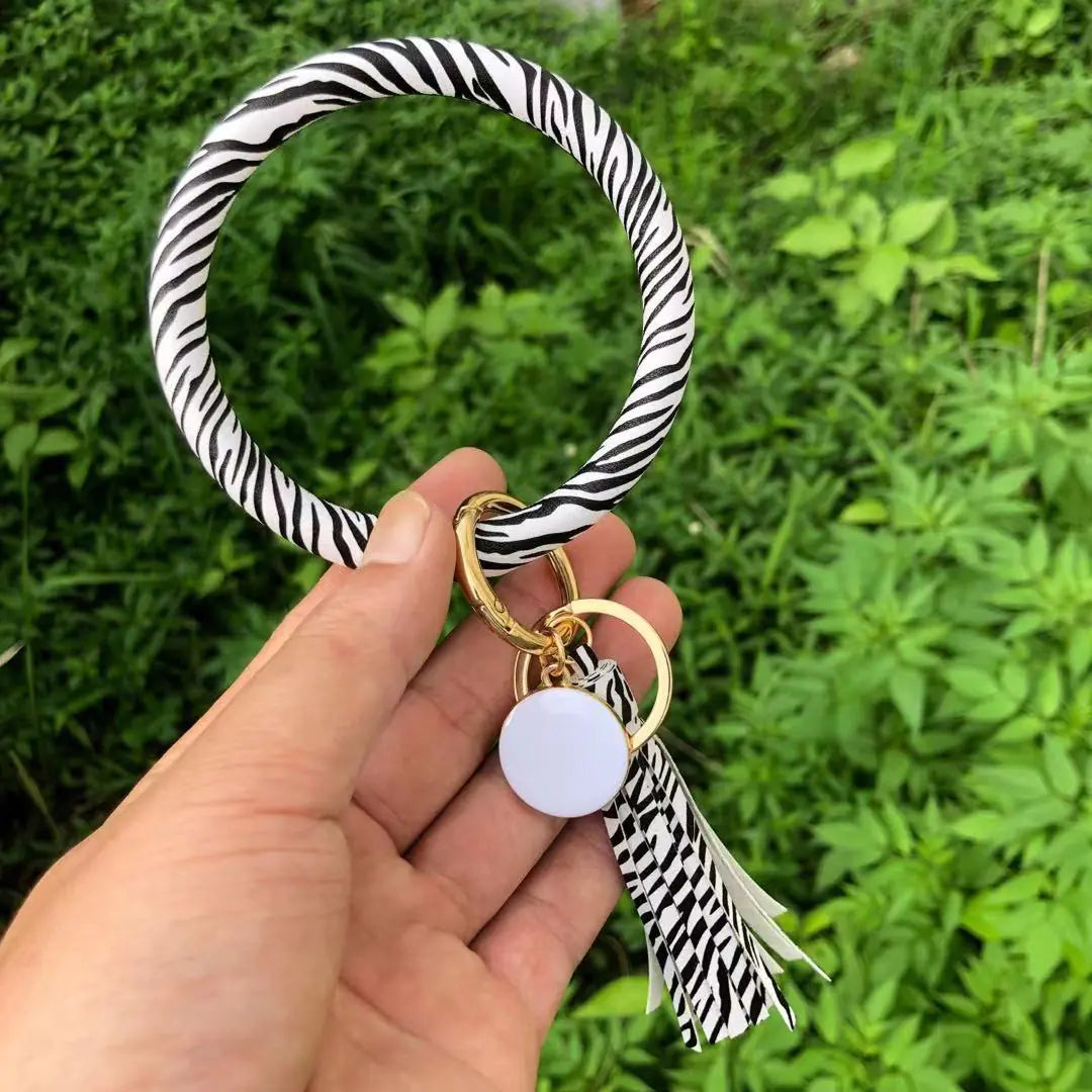 Colorful Tassel Leather Bracelet – Adjustable Unisex Wristband – Gift Ready