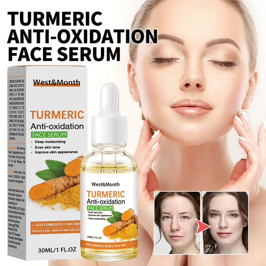Turmeric Anti-Oxidation Face Serum – Glowing Skin Formula by West&Month for Hydration and Brightening
