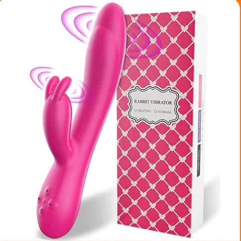 Dual Motor Rabbit Vibrator with Clitoral & G-Spot Stimulation – Waterproof & Rechargeable (One Piece)