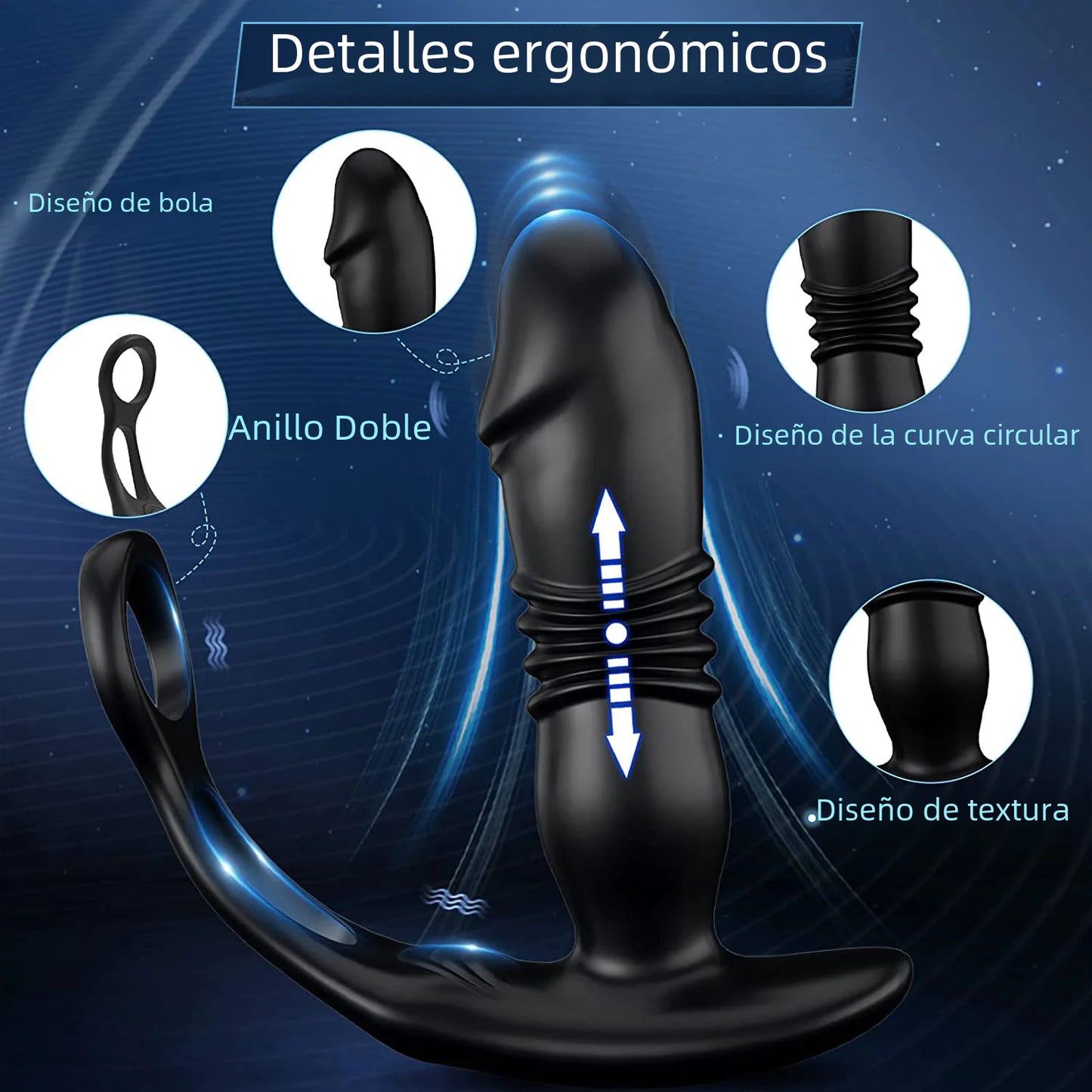 Remote-Control Dual Stimulator – App-Enabled Wellness Toy
