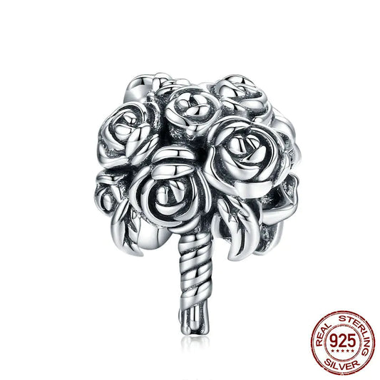 S925 Silver Beads for DIY Romantic Wedding Bracelets