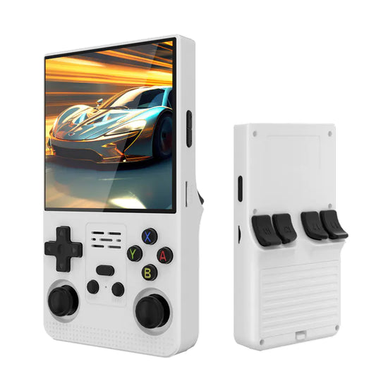 Retro Handheld Game Console – Built-In Classic Games, Rechargeable, 3” Display