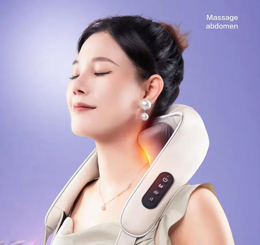 Portable Heated Shoulder and Neck Massager for Tension & Pain Relief